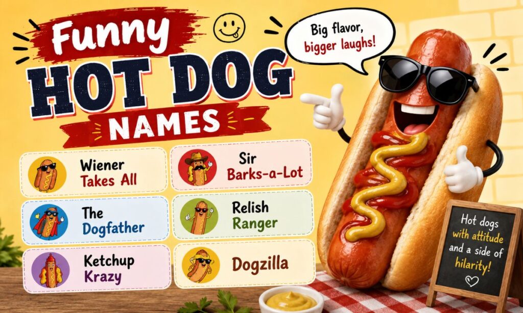 Funny Hot Dog Names