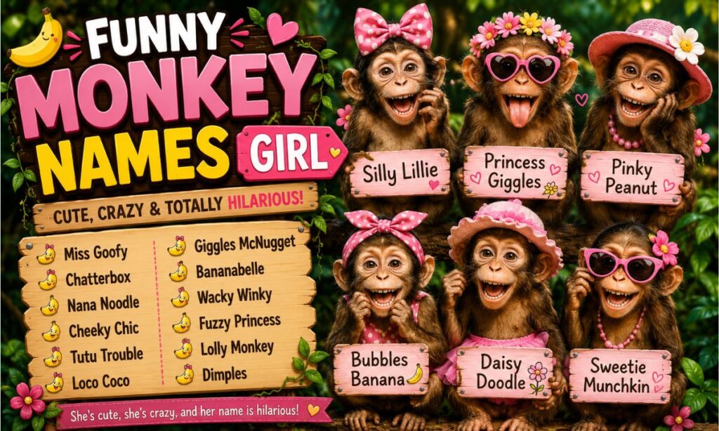 Funny Monkey Names Girl