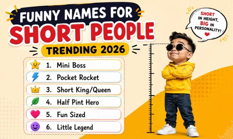 Funny Names for Short People Trending 2026