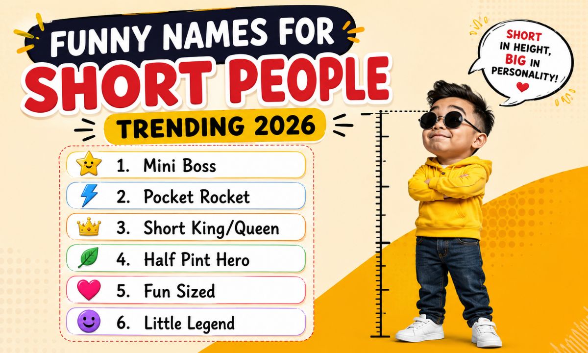 Funny Names for Short People Trending 2026