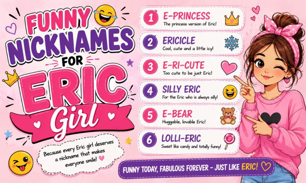 Funny Nicknames for Eric Girl