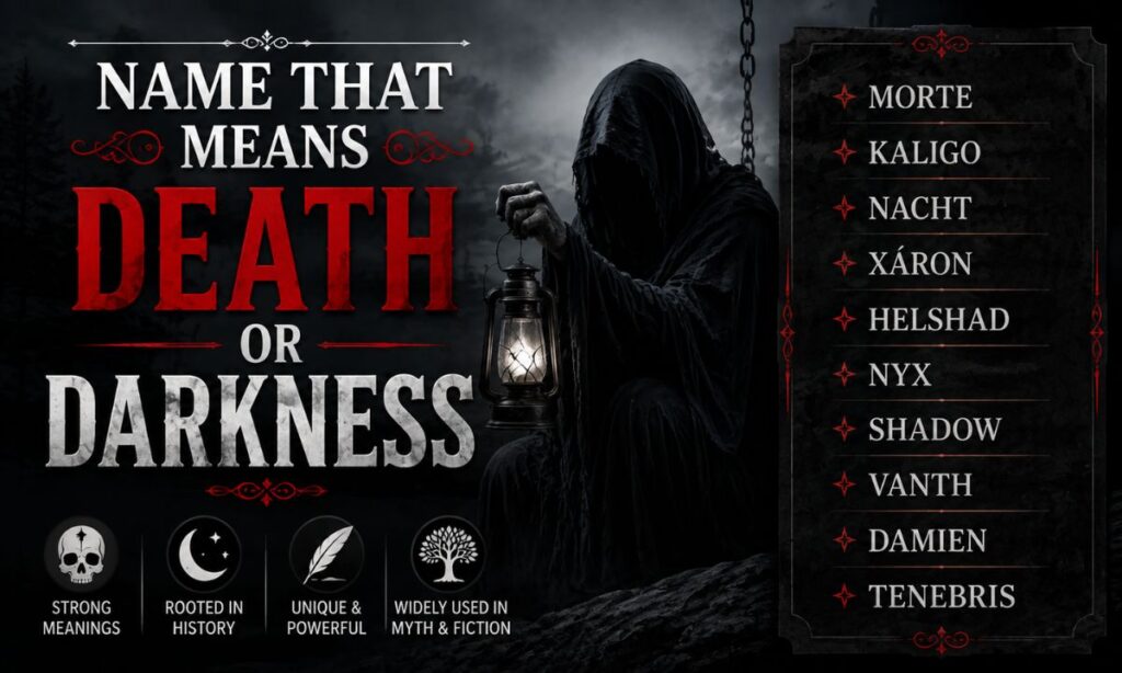 Name That Means Death or Darkness