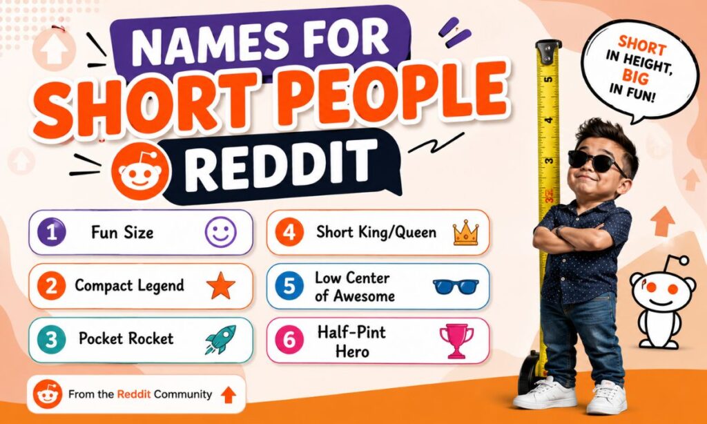 Names for Short People Reddit