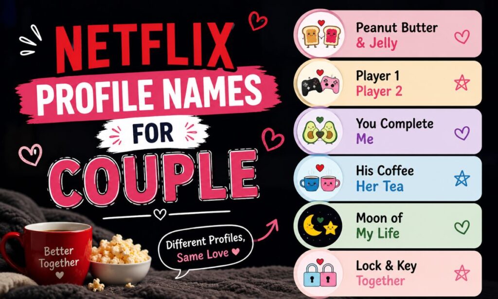 Netflix Profile Names for Couple