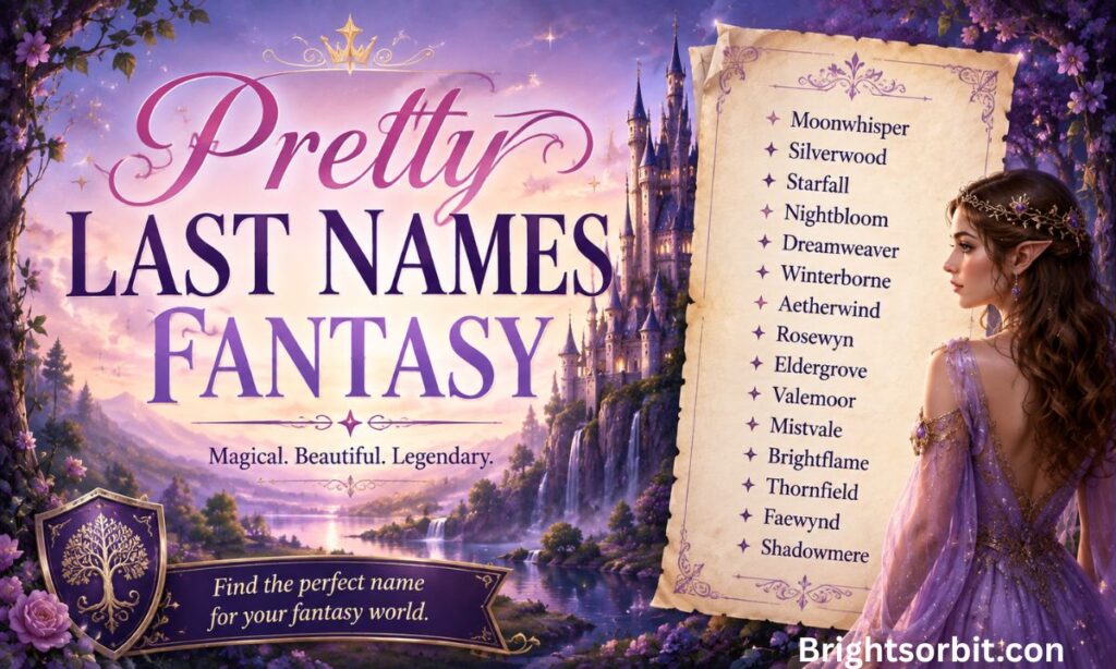 Pretty Last Names Fantasy