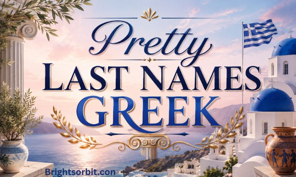 Pretty Last Names Greek