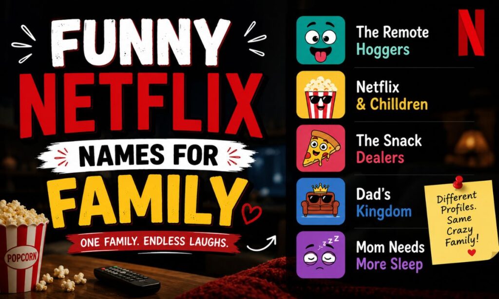 funny netflix names for family